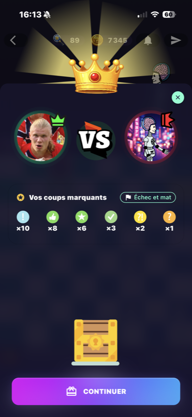 Capture BlitzForge d’une récompense après une partie de campagne.